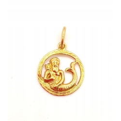 Złota zawieszka znak zodiaku Wodnik PR.585 W:0,99gr InterSKLEP
