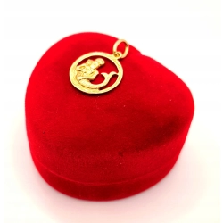 Złota zawieszka znak zodiaku Wodnik PR.585 W:0,99gr InterSKLEP