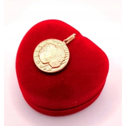 Złota zawieszka znak zodiaku Bliźnięta PR.583 W:4,66gr InterSKLEP