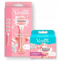 Gillette Venus Comfortglide Spa Breeze maszynka do golenia damska 4 wkłady