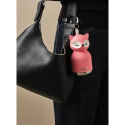 Butelka termiczna dziecięca Asobu Bestie Mini - pink fox
