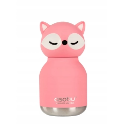 Butelka termiczna dziecięca Asobu Bestie Mini - pink fox