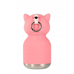 Butelka termiczna dziecięca Asobu Bestie Mini - pink fox