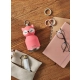 Butelka termiczna dziecięca Asobu Bestie Mini - pink fox