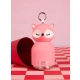 Butelka termiczna dziecięca Asobu Bestie Mini - pink fox