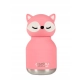 Butelka termiczna dziecięca Asobu Bestie Mini - pink fox