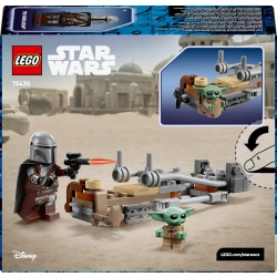 LEGO Star Wars 75436 Mandalorian i Grogu na śmigaczu