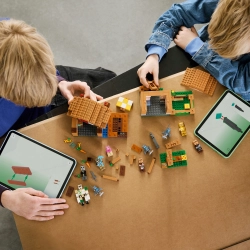 LEGO Minecraft 21596 Atak Maga na wioskę