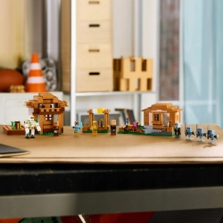 LEGO Minecraft 21596 Atak Maga na wioskę