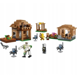 LEGO Minecraft 21596 Atak Maga na wioskę