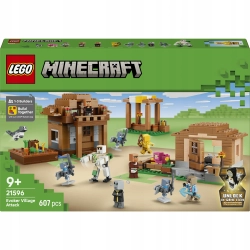 LEGO Minecraft 21596 Atak Maga na wioskę