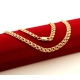 Złoty łańcuszek gęsty Garibaldi Szer.4mm Pr.585 W:17,57gr Dł:51,5cm