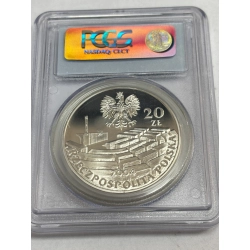 15-lecie Senatu III RP 20 zł Srebro 2004 slab graded PCGS