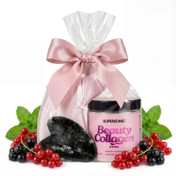 KOLAGEN RYBI Collagen Beauty Drink SUPERSONIC Porzeczka-Mięta Peptan 185 g