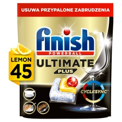 Finish Powerball Ultimate Plus Lemon kapsułki do zmywarki 45 szt