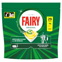 TABLETKI DO ZMYWARKI FAIRY ORIGINAL All in One 29 TABLETEK
