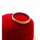 Złota obrączka Warmet szer.3mm Pr.583 W:2,97gr Roz.24