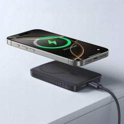 BASEUS SZYBKI POWER BANK ŁADOWANIE INDUKCYJNE 10000MAH PD 22.5W USB-C QC