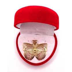 Złota zawieszka ażurowy Motyl PR.585 W:2,29gr InterSKLEP