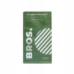 Matcha Bros Zielona Herbata Matcha Ceremonialna 100g 01.2027R.