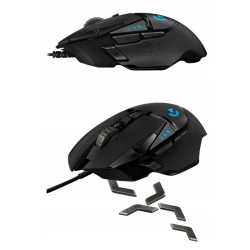 Myszka przewodowa Logitech G502 HERO optyczna gaming USB czarna