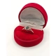 Złoty pierścionek Szafir i Diamenty 0,286ct PR.585 W:3,01gr R.15 InterSKLEP