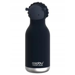 Butelka termiczna dziecięca Asobu Bestie Bottle 0,46 l - czarna owca