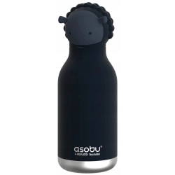 Butelka termiczna dziecięca Asobu Bestie Bottle 0,46 l - czarna owca