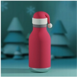 Asobu - Bestie Mikołaj - Butelka termiczna ze słomką 460 ml
