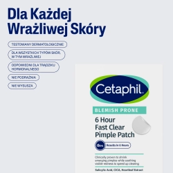 Cetaphil 6 hour Pimple Patch punktowe plastry na wypryski 24szt