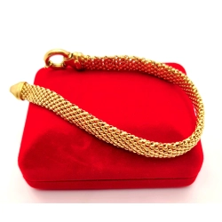 Złota bransoletka Popcorn PR.750 :11,89gr Dł.19,5cm InterSKLEP