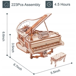 Puzzle 3D Magic Piano/ pozytywka AMK 81