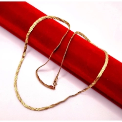 Złoty łańcuszek Żmijka pleciony PR.585 W:4,60gr Dł.45cm InterSKLEP