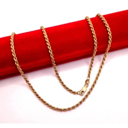 Złoty łańcuszek Kordel PR.585 W:6,33gr Dł.52cm InterSKLEP