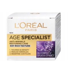 Loreal Ekspert Wieku 55+ Przeciwzmarszczkowy Krem Odbudowujący Na Dzień
