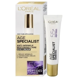 Krem pod oczy L'Oréal Paris ujędrniający 15 ml dla kobiet 55+