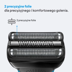 Golarka elektryczna Braun Series 3, maszynka do golenia, 300BT, szary