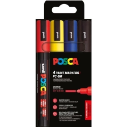 MARKERY POSCA PC-5M 4P SET BASIC COLOR standard