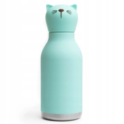 Butelka termiczna Asobu Bestie Kiki Cat Kot ze słomką 460 ml