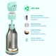 Butelka termiczna Asobu Bestie Kiki Cat Kot ze słomką 460 ml