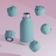 Butelka termiczna Asobu Bestie Kiki Cat Kot ze słomką 460 ml