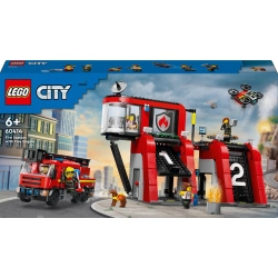 LEGO City Remiza strażacka z wozem strażackim 60414