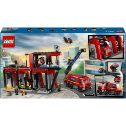 LEGO City Remiza strażacka z wozem strażackim 60414