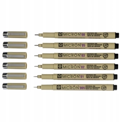 Marker do papieru wielokolorowy Sakura 6 szt.