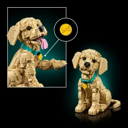LEGO Icons 11384 Szczeniak Golden Retriever