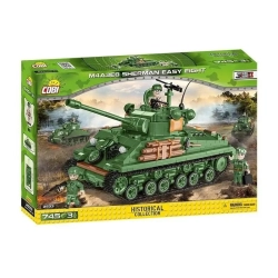 Klocki konstrukcyjne Cobi Czołg Sherman Easy Eight 745 elementów plastik