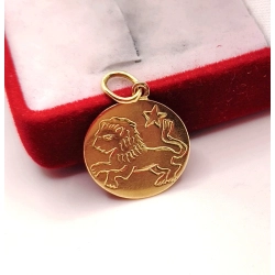 Złota zawieszka znak zodiaku Lew PR.585 W:1,97gr InterSKLEP