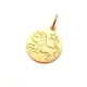 Złota zawieszka znak zodiaku Lew PR.585 W:1,97gr InterSKLEP
