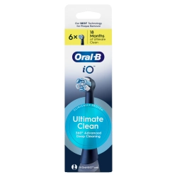 Końcówki do szczoteczki Oral-B iO Ultimate Clean Black 6 sztuk