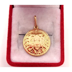 Złota zawieszka znak zodiaku Lew PR.583 W:4,43gr InterSKLEP
